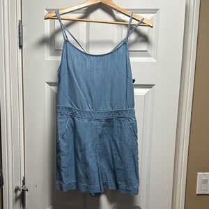 LOFT Light Blue Casual Jumpsuit